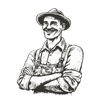 Farmer Illustration